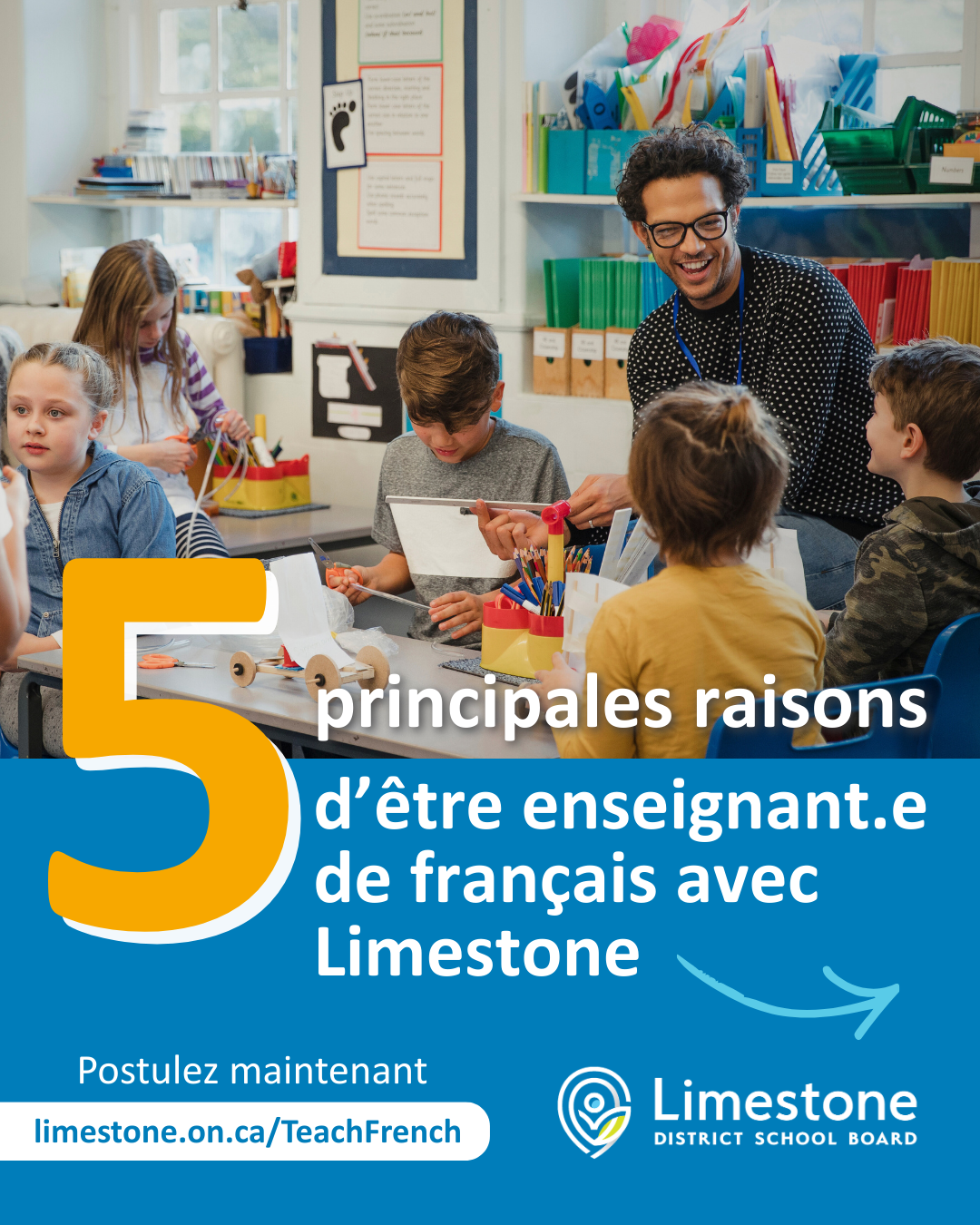 2026 02 06 French Teacher Recruitment Carousel Instagram